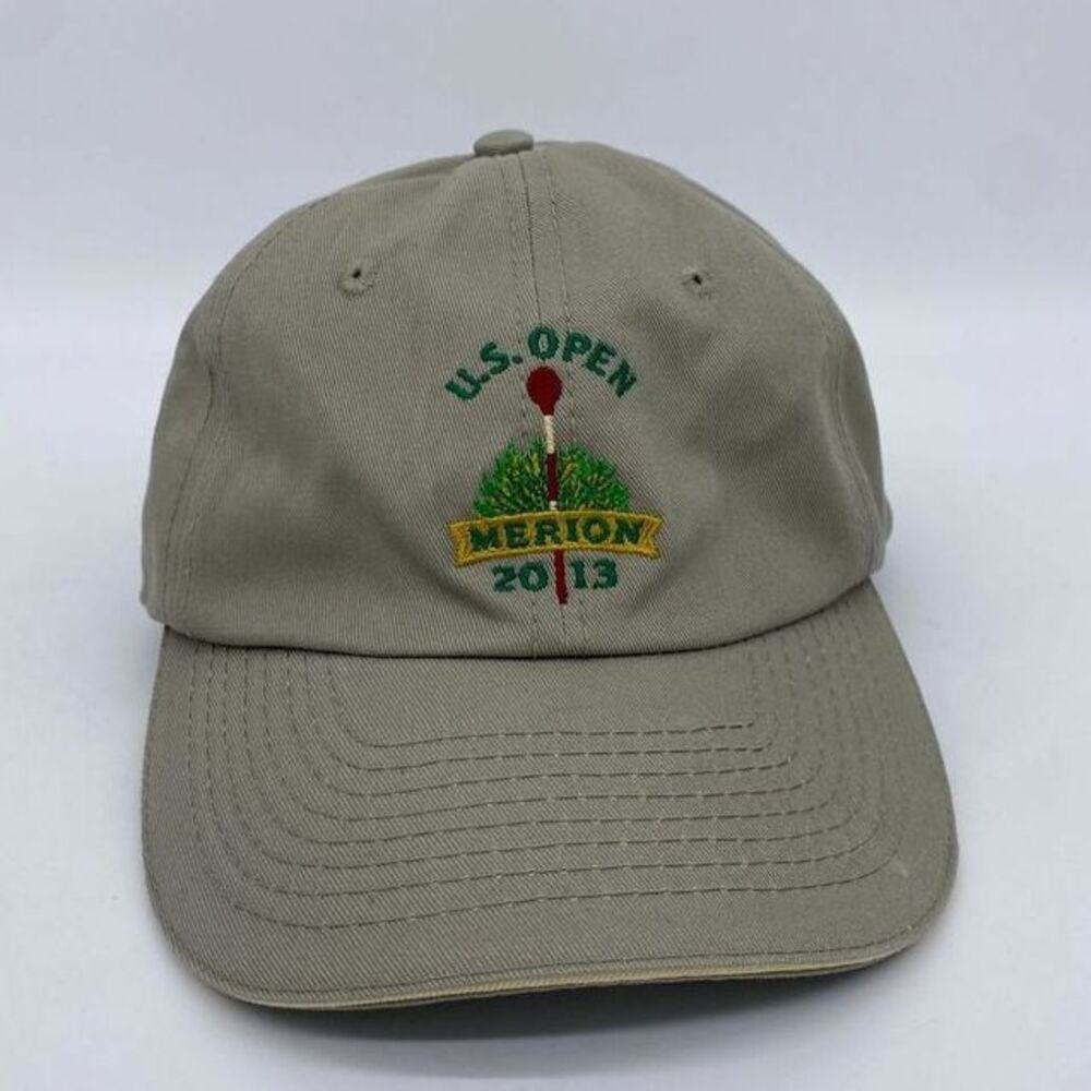 USGA‎ Golf Hats Adult OSFA Grey US Open Merion 2013 Strap Back Outdoor Logo Mens